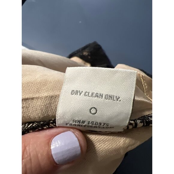 NEW FRANCESCAS Black Lace 2 Piece Crop Top & Skirt Set Small Victorian Pattern - Picture 9 of 16